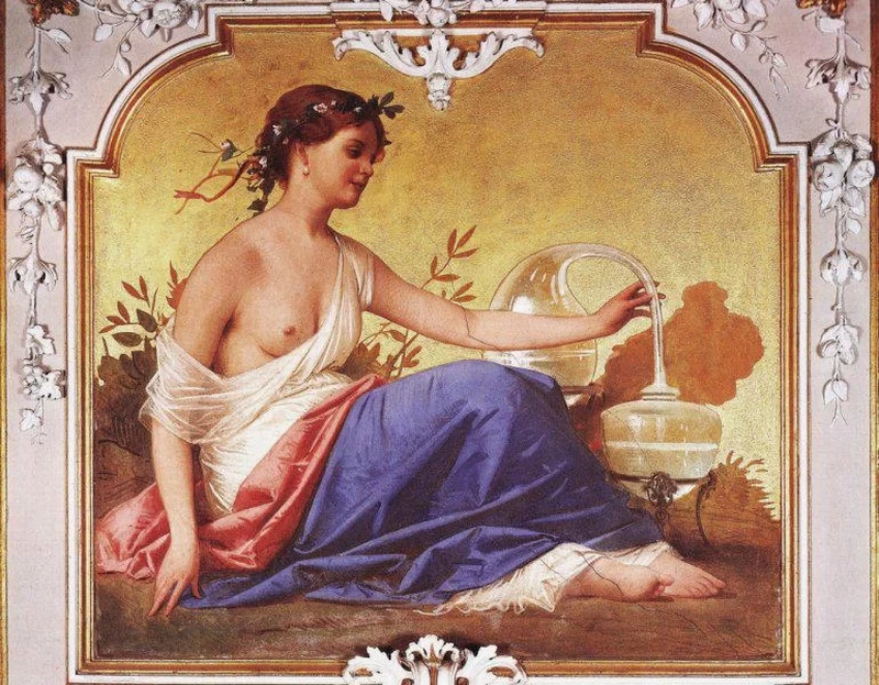 Affresco di Villa Ponti, 1858
